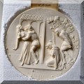 C13. Rigoletto bisque relief plaque. 